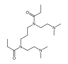 N-[2-(dimethylamino)ethyl]-N-[3-[2-(dimethylamino)ethyl-propanoylamino]propyl]propanamide结构式