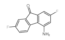 9H-Fluoren-9-one,4-amino-2,7-difluoro- Structure