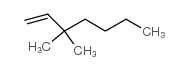 1-Heptene,3,3-dimethyl- Structure