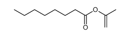 isopropenyl octanoate结构式