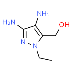 1H-Pyrazole-5-methanol,3,4-diamino-1-ethyl-结构式