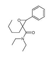 2-butyl-N,N-diethyl-3-phenyloxirane-2-carboxamide结构式