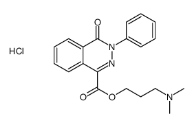 3-(dimethylamino)propyl 4-oxo-3-phenylphthalazine-1-carboxylate,hydrochloride Structure