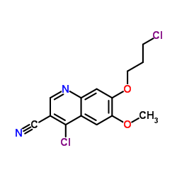 4-Chloro-7-(3-chloropropoxy)-3-cyano-6-methoxyquinoline picture