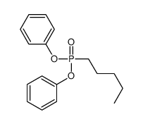 [pentyl(phenoxy)phosphoryl]oxybenzene Structure