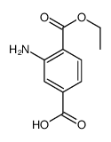 3-AMINO-4-(ETHOXYCARBONYL)BENZOIC ACID结构式