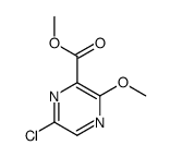 methyl 6-chloro-3-methoxypyrazine-2-carboxylate structure