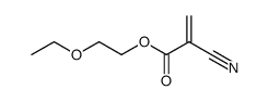 2-ethoxyethyl 2-cyanoacrylate结构式