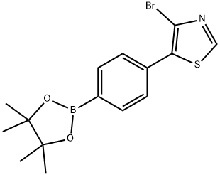 4-(4-Bromothiazol-5-yl)phenylboronic acid pinacol ester图片