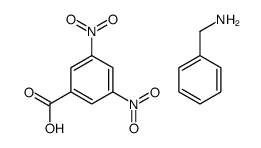 3,5-dinitrobenzoic acid,phenylmethanamine Structure