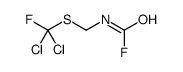 N-[[dichloro(fluoro)methyl]sulfanylmethyl]carbamoyl fluoride Structure