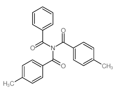 Benzamide,N-benzoyl-4-methyl-N-(4-methylbenzoyl)- Structure
