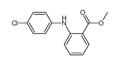 N-(4-chlorophenyl)anthranilic acid methyl ester结构式