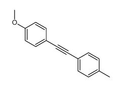 1-methoxy-4-[2-(4-methylphenyl)ethynyl]benzene Structure