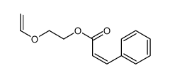 2-ethenoxyethyl 3-phenylprop-2-enoate结构式