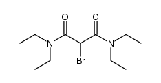 2-bromo-N,N,N',N'-tetraetilmalonammide结构式