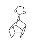 hexacyclo<5.4.0.02,6.03,10.05,9.08,11>undecan-4-one ethylenacetal Structure