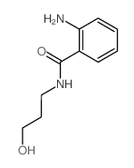 2-Amino-N-(3-hydroxypropyl)benzamide结构式