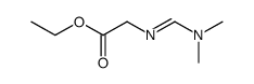ethyl N-((dimethylamino)methylene)glycinate结构式
