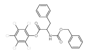 L-Phenylalanine,N-[(phenylmethoxy)carbonyl]-, pentachlorophenyl ester (9CI)结构式