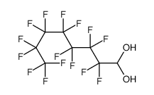 2,2,3,3,4,4,5,5,6,6,7,7,8,8,8-pentadecafluorooctane-1,1-diol结构式