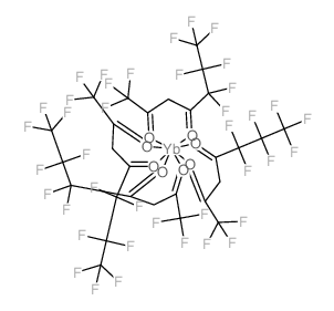 Ytterbate(1-),tetrakis(1,1,1,5,5,6,6,7,7,7-decafluoro-2,4-heptanedionato)-, ammonium (8CI) structure