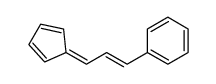 3-cyclopenta-2,4-dien-1-ylideneprop-1-enylbenzene结构式