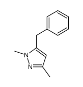 5-benzyl-1,3-dimethyl-1H-pyrazole结构式