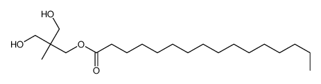 3-hydroxy-2-(hydroxymethyl)-2-methylpropyl palmitate structure