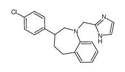 3-(4-chlorophenyl)-1-(1H-imidazol-2-ylmethyl)-2,3,4,5-tetrahydro-1-benzazepine Structure