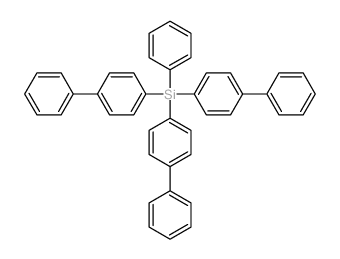 1,1'-Biphenyl,4-[bis([1,1'-biphenyl]-4-yl)phenylsilyl]-结构式