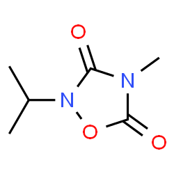 1,2,4-Oxadiazolidine-3,5-dione,4-methyl-2-(1-methylethyl)-(9CI) structure
