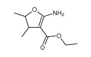 ethyl 2-amino-4,5-dimethyl-4,5-dihydro-3-furancarboxylate Structure
