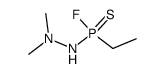 (2,2-Dimethylhydrazino)fluoroethylphosphine sulfide structure