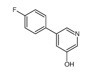 5-(4-fluorophenyl)pyridin-3-ol结构式