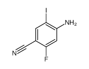 4-Amino-2-fluoro-5-iodobenzonitrile Structure