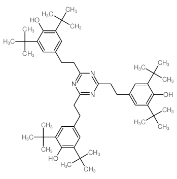 Phenol,4,4',4''-(1,3,5-triazine-2,4,6-triyltri-2,1-ethanediyl)tris[2,6-bis(1,1-dimethylethyl)- structure