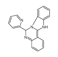 6-pyridin-2-yl-6,12-dihydrobenzimidazolo[1,2-c]quinazoline结构式