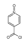 N-oxido-4-pyridinecarbonyl chloride Structure