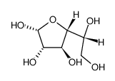 altrose (β-furanose)结构式