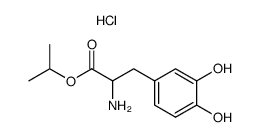 3.4-Hydroxyphenylalanin-isopropylester*HCl结构式