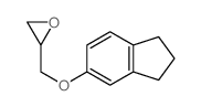 2-(2,3-dihydro-1H-inden-5-yloxymethyl)oxirane结构式