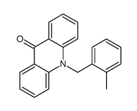 10-[(2-methylphenyl)methyl]acridin-9-one Structure