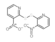 Pyridine, 2,2-dithiobis[3-nitro- structure