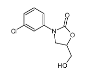 3-(3-Chlorophenyl)-5-(hydroxymethyl)-1,3-oxazolidin-2-one Structure