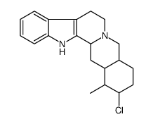 17β-Chloro-16α-methylyohimban Structure