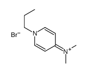 N,N-dimethyl-1-propylpyridin-1-ium-4-amine,bromide Structure
