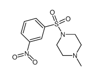 3-[(4-methylpiperazinyl)-sulfonyl]-1-nitrobenzene Structure