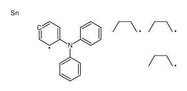 N,N-diphenyl-4-tributylstannylaniline Structure