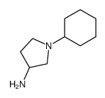 1-cyclohexyl-3-aminopyrrolidine Structure